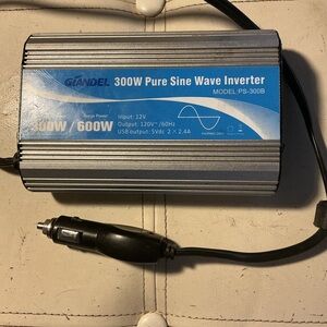 Silver Pure Sine Wave Inverter 300W